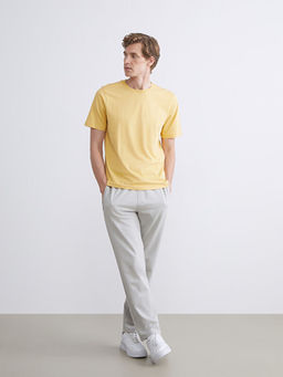 Bisiklet Yaka Penye Erkek Ti??rt