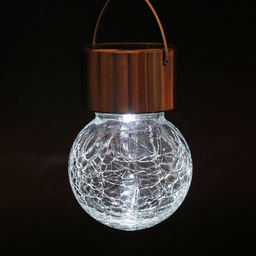 Садовый светильник «Лампочка», уличный, на солнечной батарее, 6×9 см, 1 LED, свечение белое