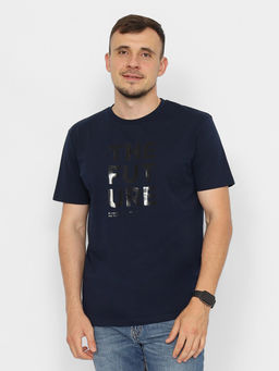 CRB wear/CSMM 60282-41 Футболка мужская,темно-синий/Ex.Cherubino