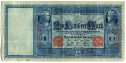 100 марок 1910 года Германия