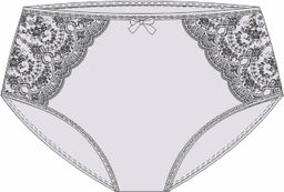 ТРУСЫ ЖЕНСКИЕ "MAXI SLIP" арт. 1900W-40075.1L-211