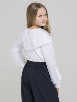 Блузка для девочек - Синий мир фото 8