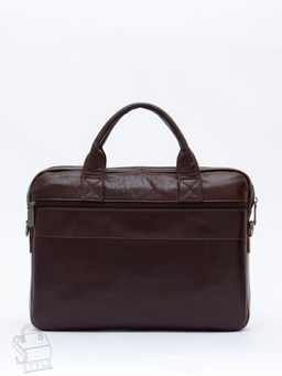 Портфель мужской кожаный 0993Z coffee Zinimsk в Новосибирске