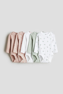 Pack de 5 bodies de manga larga - H&m фото 8