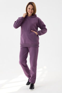 Костюм женский трикотажный мод. 3002 ТрДС. Цвет: баклажановый