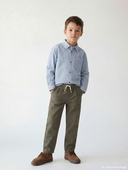 Beli Lastikli Erkek ?ocuk Pantolon