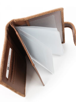 LACCOMA обложка для авто документов LA-3090-З-коричневый натуральная замша