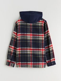 Kap??onlu Ekose Erkek ?ocuk G?mlek