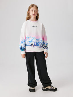 ACOOLA / Джемпер детский для девочек Ozero молочный фото 2