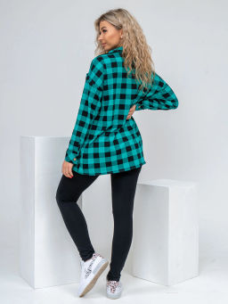 Туника женская, цвет зеленый