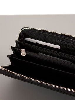 LACCOMA кошелек LA-1073-черный натуральная кожа  фото 5