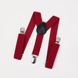 Подтяжки детские, ширина 2.5 см, бабочка, цвет красный - Simaland фото 2