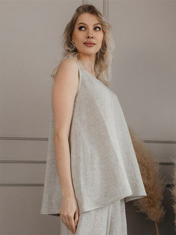 майка лен 73%, вискоза 27% - Волтри фото 2