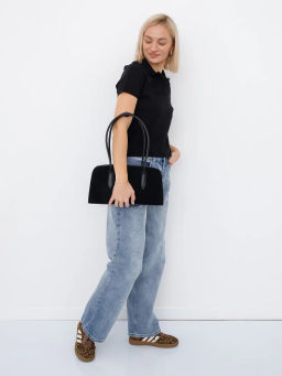 Сумка 8008-1SMS black Velina Fabbiano-Safenta