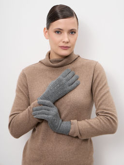 Перчатки из кашемира ULKos графит