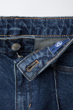 WIDE-LEG PINTUCK JEANS - Zara фото 4