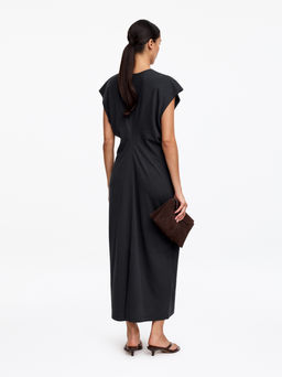 Vestido midi drapeado - H&m фото 3