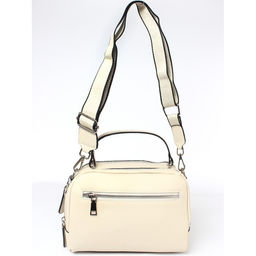 Сумка женская натуральная кожа GU 2066-99123, 2отд, 2плеч/рем, молочный SALE 260517 - Adelia фото 2