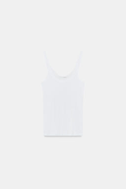 SOFT INTERLOCK TOP WITH DRAPED SIDE DETAIL - Zara фото 25