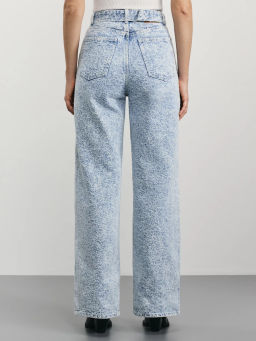 Джинсы wide leg с высокой посадкой / Zarina фото 4