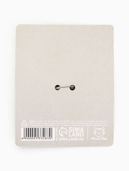 Цена за 2 шт. Значок деревянный Голубь, 3.2?3 см