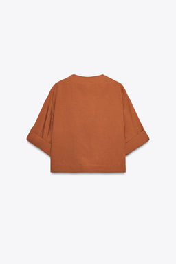 TURN-UP SLEEVE JACKET - Zara фото 19