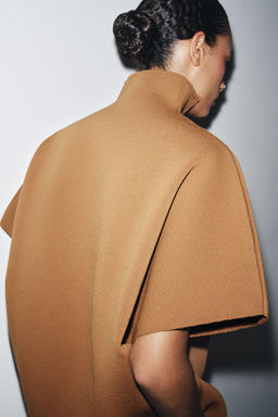 ZIPPERED KNIT CAPE TOP - Zara фото 4