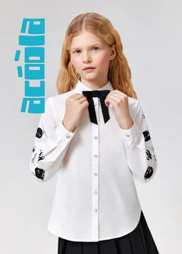 ACOOLA / Блузка детская для девочек Tartlet2 белоснежный