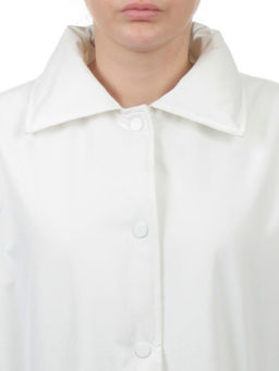 H24-216 WHITE Куртка демисезонная женская (100 гр. синтепон) - Fashion фото 4