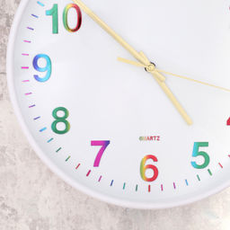 Часы настенные 30 см / NE-2807A /уп 20/цифры градиент - Галеонтрейд фото 4