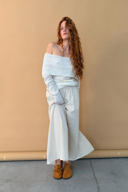 Блуза женская ИЗГИБ127/02/Молочный - M&G all natural фото 8