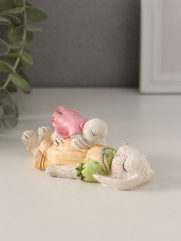 Фигурка полистоун Зайка и цыплёнок: здоровый сон, 11?5?4 см