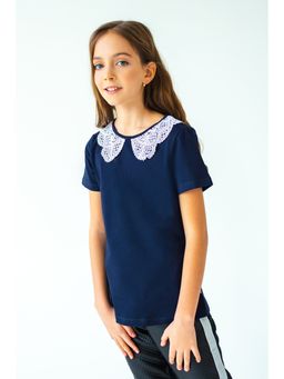 Блузка темно-синий 181230510б - Nota bene фото 22