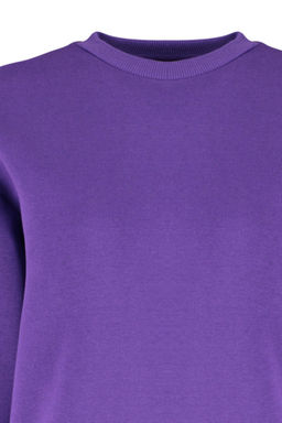 TRENDYOLMILLA Siyah Kal?n Ici Polarl? Regular/Normal Kal?p Bisiklet Yaka Basic Orme Sweatshirt TWOAW24SW00101  фото 33