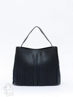 Сумка женская кожаная 2385-1Y black Polina&Eiterou