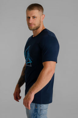 Арт. 614-163 Футболка мужская 48-56 (5 шт) Цвет:темно-синий - Идеал фото 3