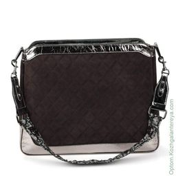 Женская замшевая сумка 73550 Браун