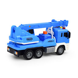 Машина "Кран" 1:16 (свет, звук) в коробке (цвет синий)