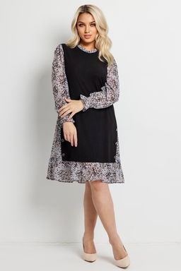 Платье женское 6165/09/Черный, серый - Rise фото 2