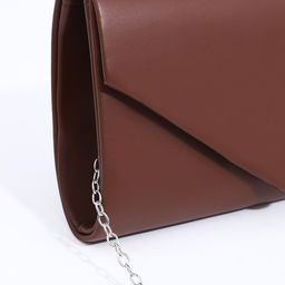 Сумка-клатч на магните, цвет коричневый - Simaland фото 4