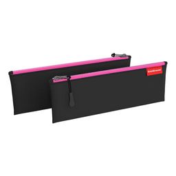 Цена за 1 шт. Пенал конверт ErichKrause 220x90мм Black&Pink