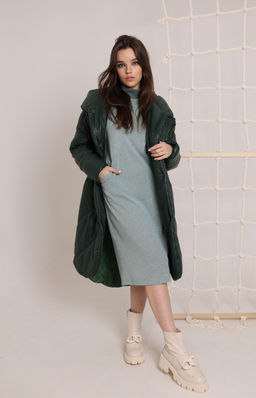 Пальто AMORI 2140 зеленый