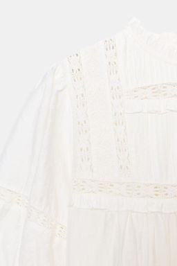 ROMANTIC BALLOON SLEEVE BLOUSE - Zara фото 23