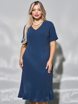 Платье 0421-1 синий топаз