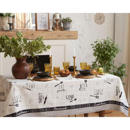 Скатерть Этель Homemade 149х180см, 100% хлопок, саржа 190 г/м2  фото 7