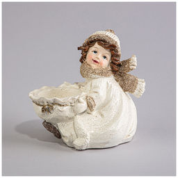 ПОДСВЕЧНИК АНГЕЛ 12,8Х10,3Х12 СМ