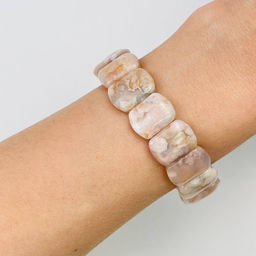 Браслет из цветочного Агата