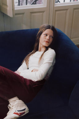 DOUBLE T-SHIRT WITH MODAL - Zara фото 6