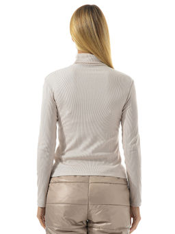 Водолазка в рубчик