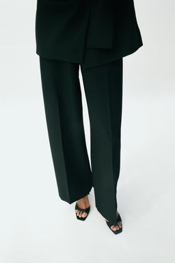 HIGH-WAIST STRAIGHT-LEG TROUSERS - Zara фото 2